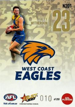 2023 Select AFL Footy Stars - Numbers #N201 Alex Witherden Back
